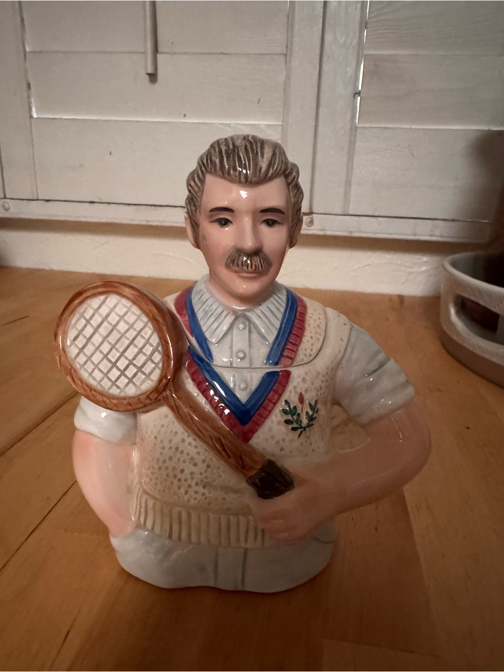 Fitz & Floyd Omnibus Tennis Player Cannister